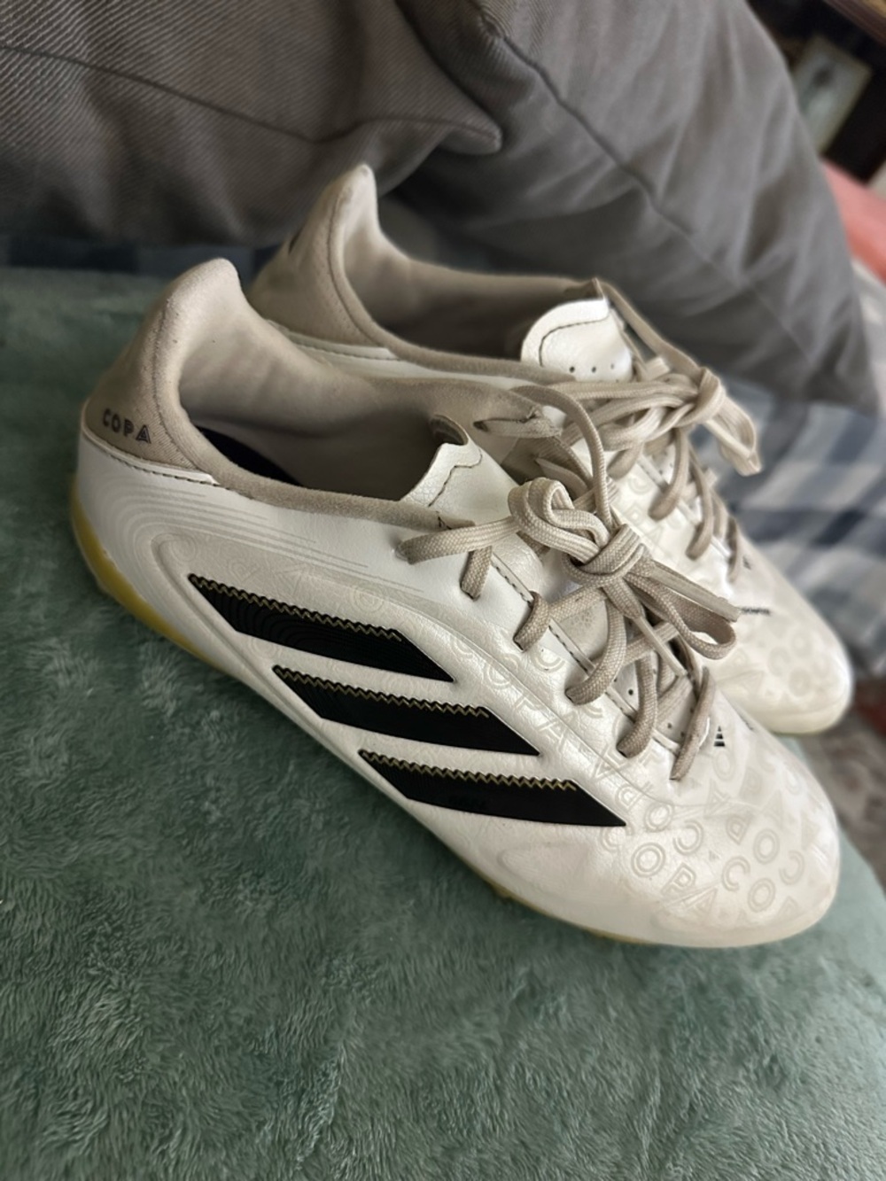 Girls adidas copa Kids White Black Soccer Cleats
